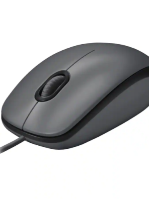 Logitech M100 Wired Optical Mouse 1000 DPI Ambidextrous USB Mouse Gray
