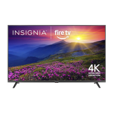 Insignia 55" F50 Series 4K UHD Smart Fire TV HDR10 Alexa Voice Remote Black